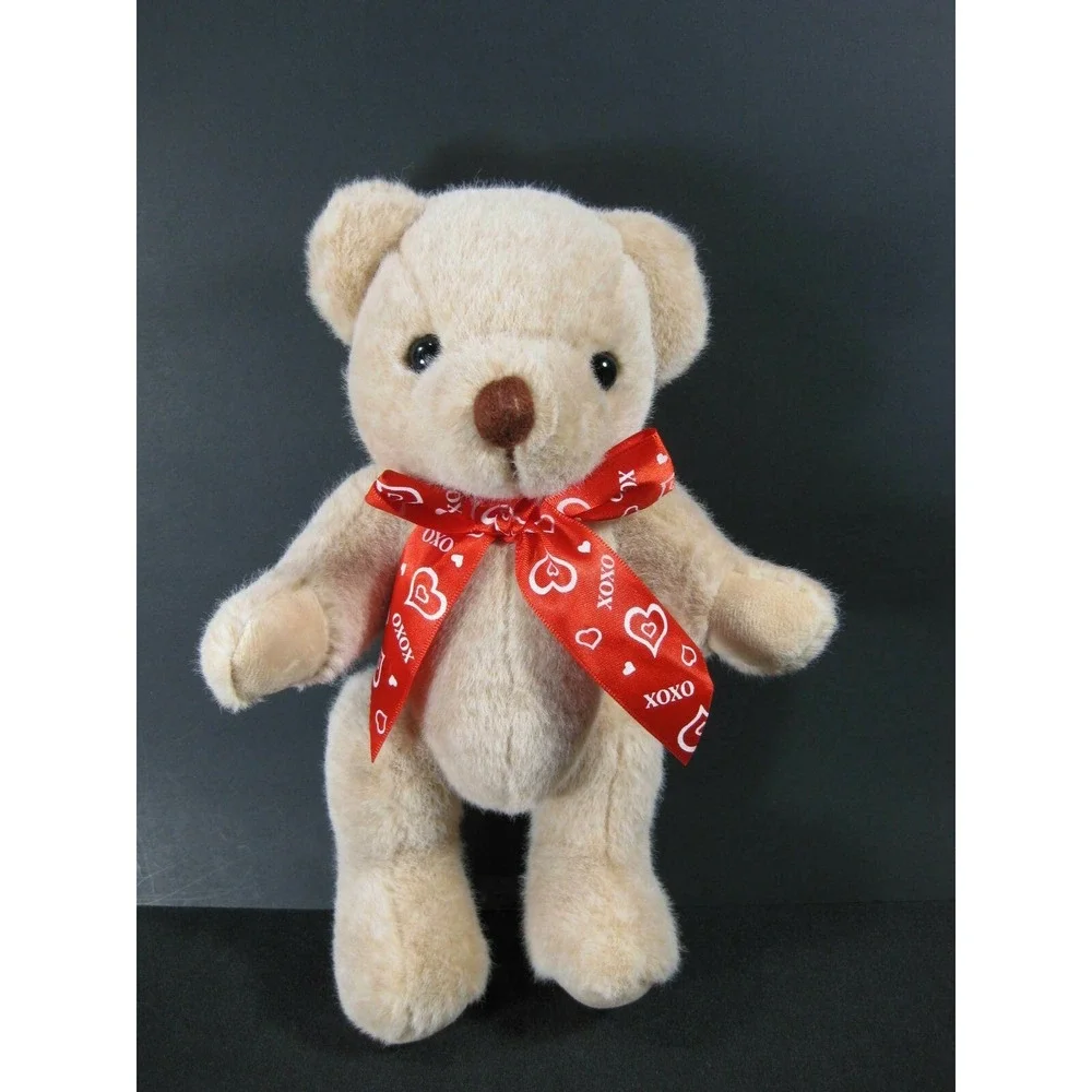 Teddy Bear Poseable Hearts OXOX LOVE‎ Kisses Stuffed 11